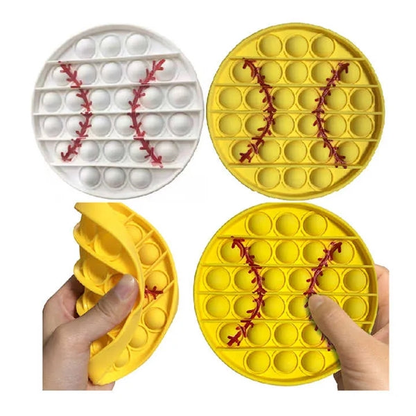 Football Rugby Soccer Baseball Sensory Push Fidget Toy