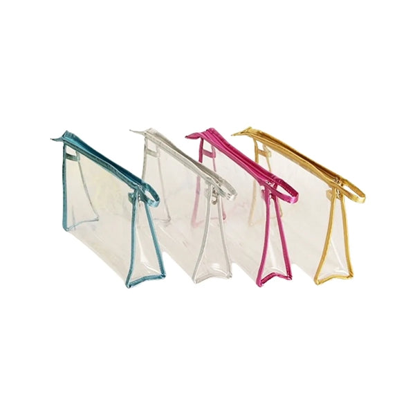 PVC Clear Travel Cosmetic Bag Toiletry Pouch
