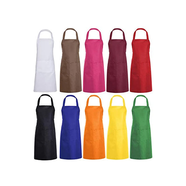 Durable Polyester Unisex Chef Designs Bib Apron