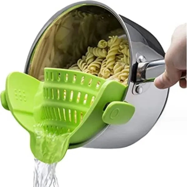 Silicone Clip On Strainer for Pots