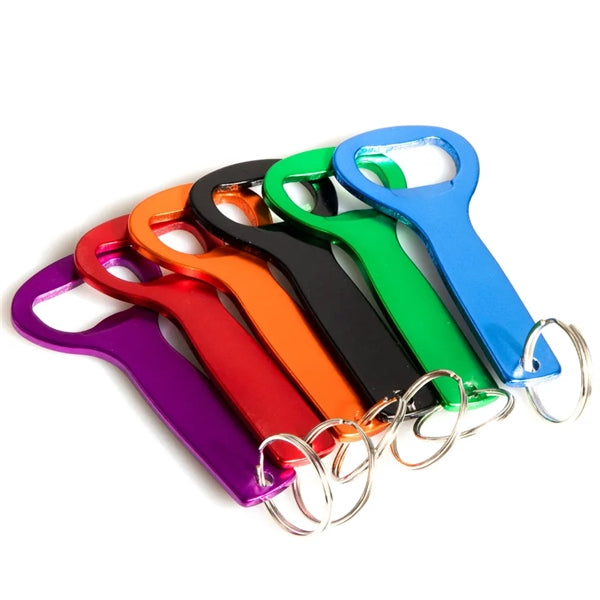Marketing Aluminum Bottle Opener Key Rings
