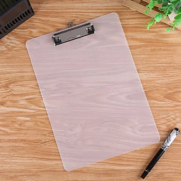 A4 Clear Frosted Clipboard