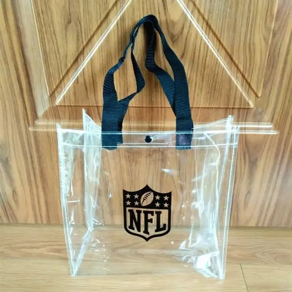 PVC Clear Tote Bag 12" W x 12" H x 6" D