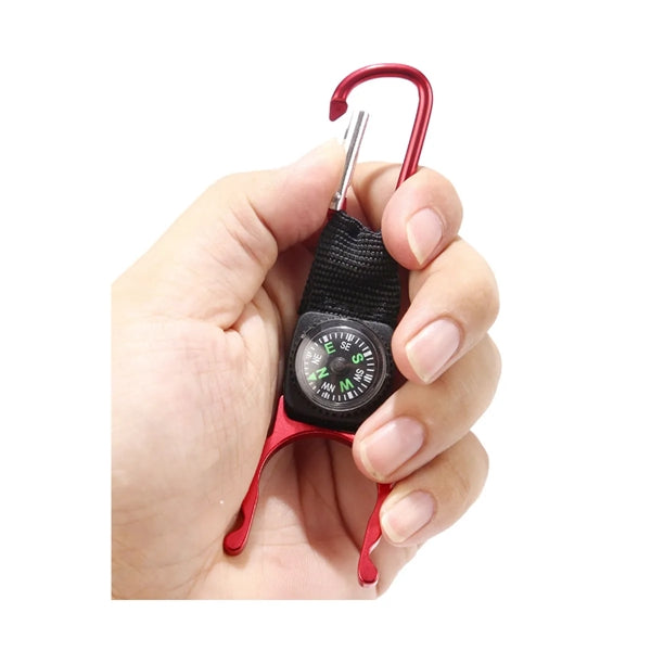 Carabiner With Compass