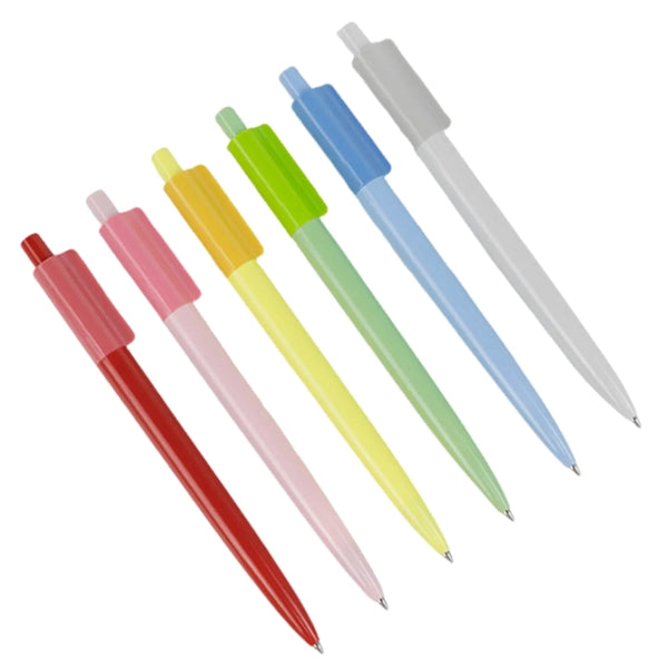 Click Mechanism Plastic Ballpoint Pen