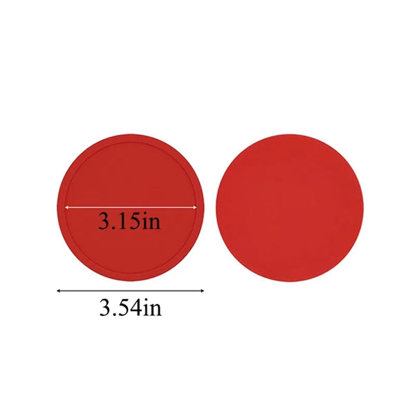 Round Silicone Coasters