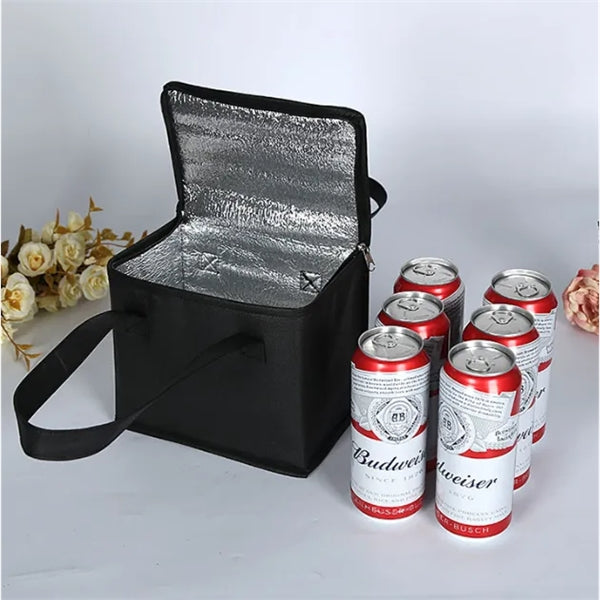 Heathered Non-Woven Cooler Lunch Bag