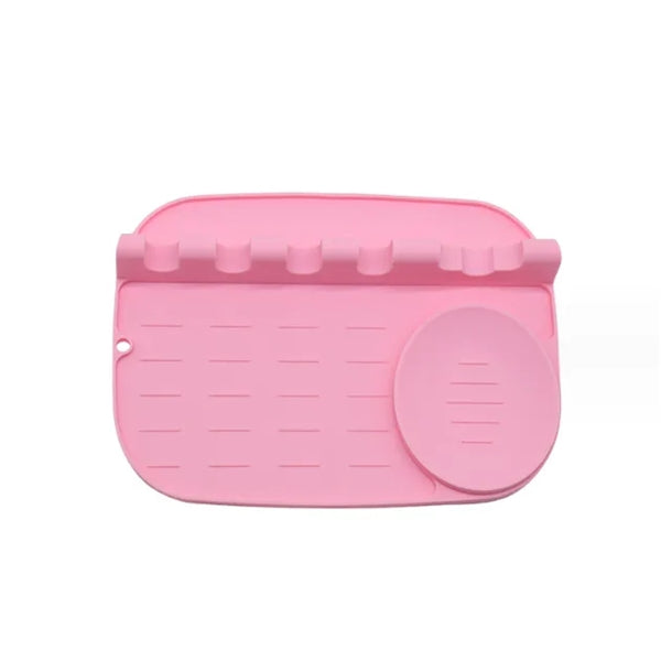 Silicone Utensil Rest with Drip Pad