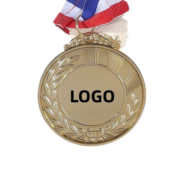Express 2" Metal Medal With Wheat