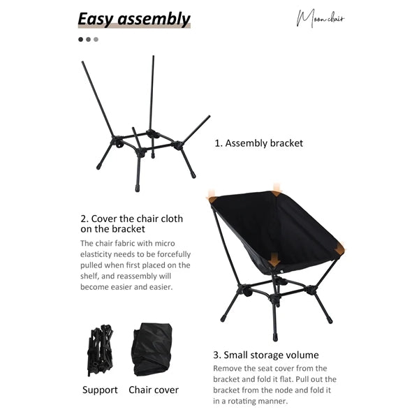 Camping Folding Chair Portable Stool Outdoor