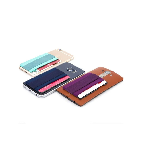 Smart Phone Card Wallet With Elastic Strap