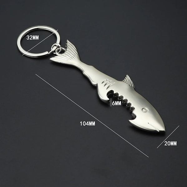 Simulation Creative Mini Shark Modeling Keychain Pendant