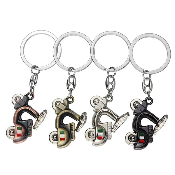 Simulation Creative Mini Motorbike Modeling Keychain Pendant