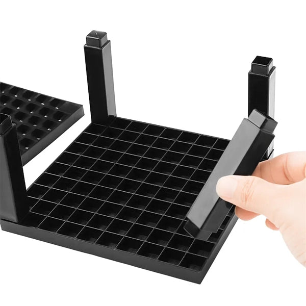 96 Hole Plastic Pencil&Brush Holder Desk Stand Organizer