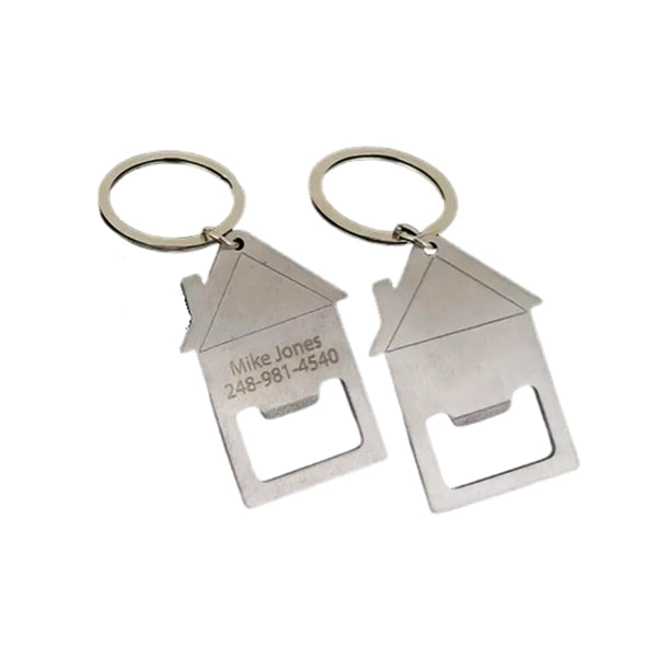 House Shape Opener Keychain