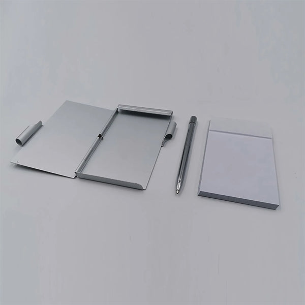 Aluminum Notebook With Pen