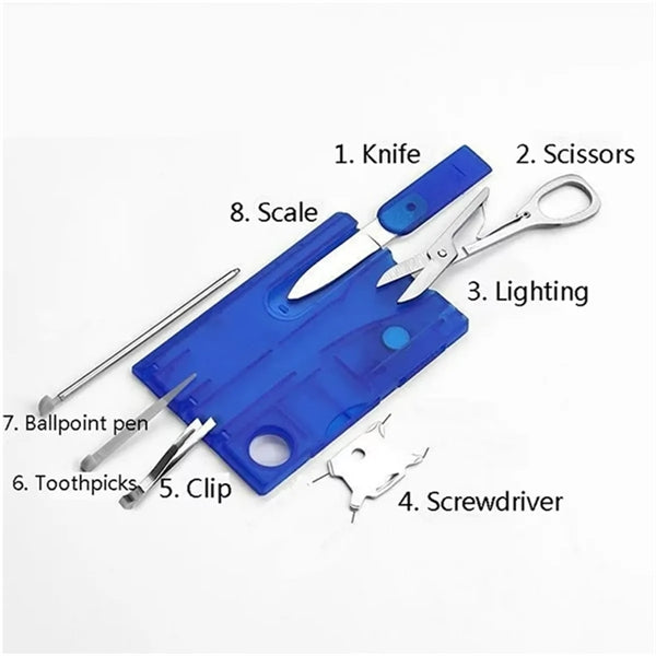 Multifunction Outdoor Emergency Pocket Survival Tool Kit