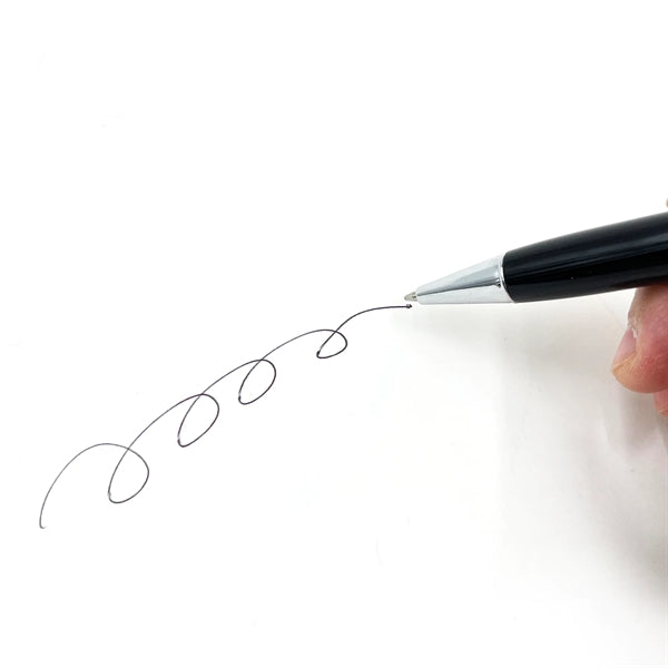 Metal Liquid Floating Pen Getting Clothes Lady Ballpen