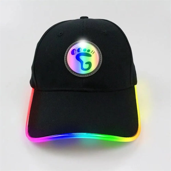 LED light up baseball cap