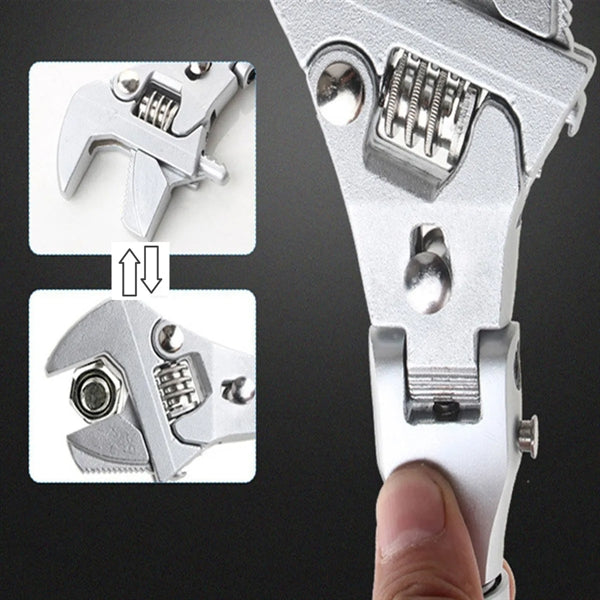 Ratcheting Adjustable Wrench