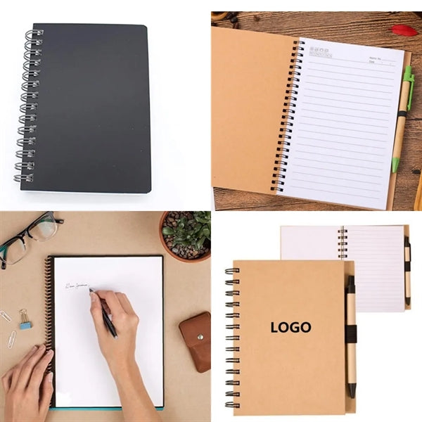 Notebook Office School Supplies + Pen