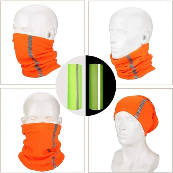 Reflective Neck Gaiter Visibility Safety Bandana