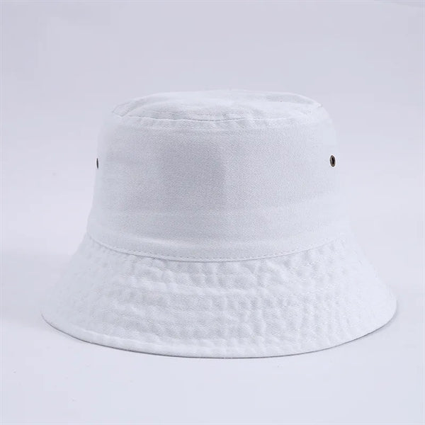 Washed cotton cowboy bucket hat