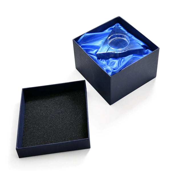 Crystal Triangle Perpetual Stackable Award