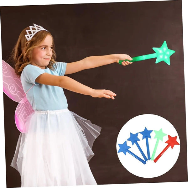 Pentagram Glow Cheering Stick Dress Up Wands Light