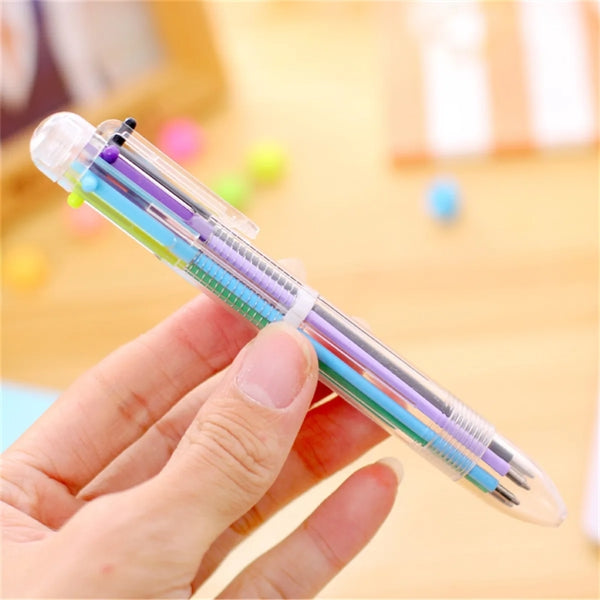 6-in-1 Multicolor Ballpoint Pen
