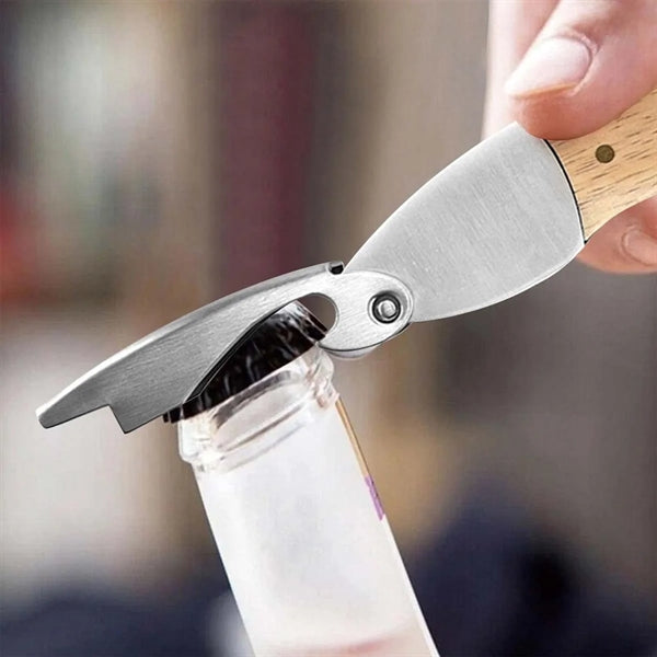 Multifunction Stainless Steel Fish Shaped Wine Beer Opener