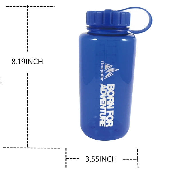 Classic Plastic Sports Water Bottle