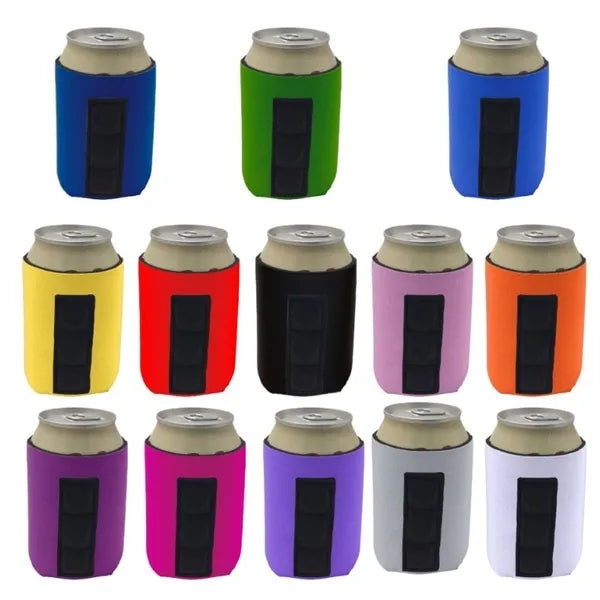 12oz Collapsible Magnetic Can And Bottle Cooler Holder