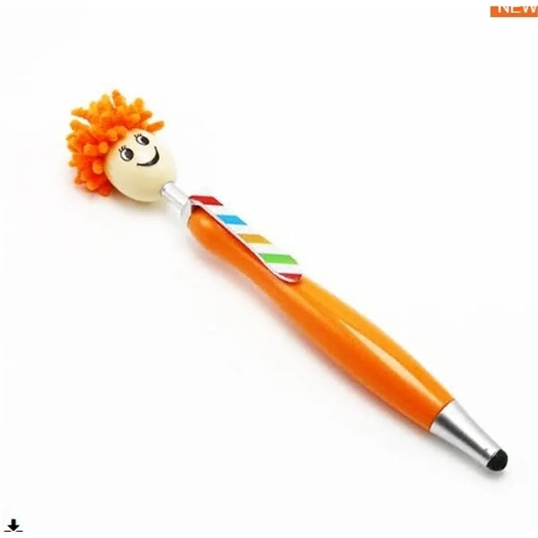 Miss Lady Screen Cleaner With Ballpoint Pen Stylus