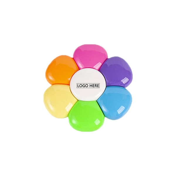 6 Color Flower Shape Marker