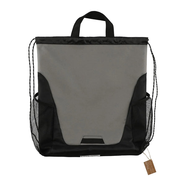 Rainier Recycled Polyester Drawstring Bag