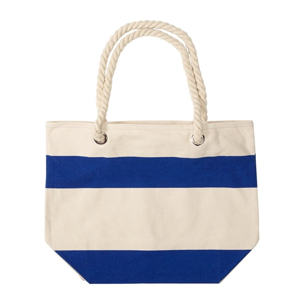 16 oz. Cotton Canvas Nautical Tote with Rope handles