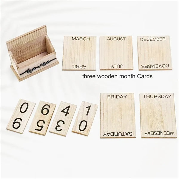 Perpetual Calendar Countdown Card 5.2" x 6" x 2.6"
