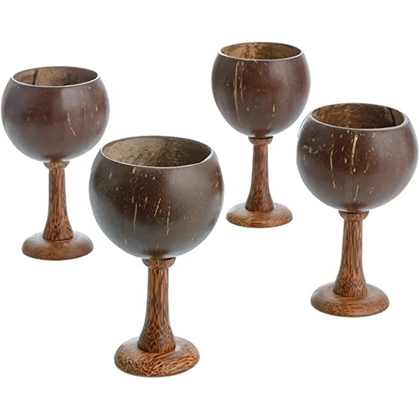 Coconut shell creative wine cup