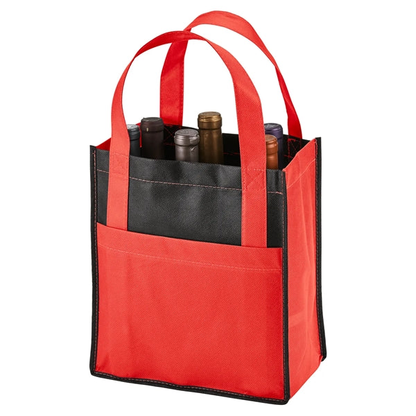 Wine Tote Carrier - Six Bottle