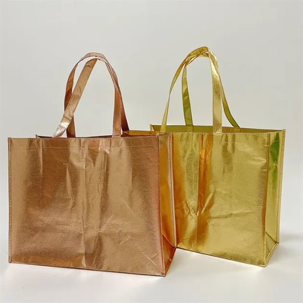 Laminated Metallic Tote Bag