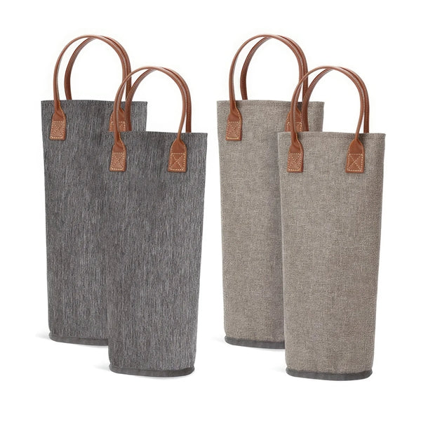 Single Bottle Insulated Wine Tote Bag