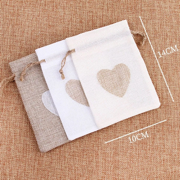 Drawstring Burlap Gift Bag