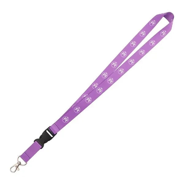 3/4" Polyester Lanyards w/ Detachable Buckle Release