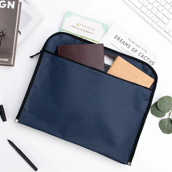 Portable Waterproof Home Office Business Zipper With Handle