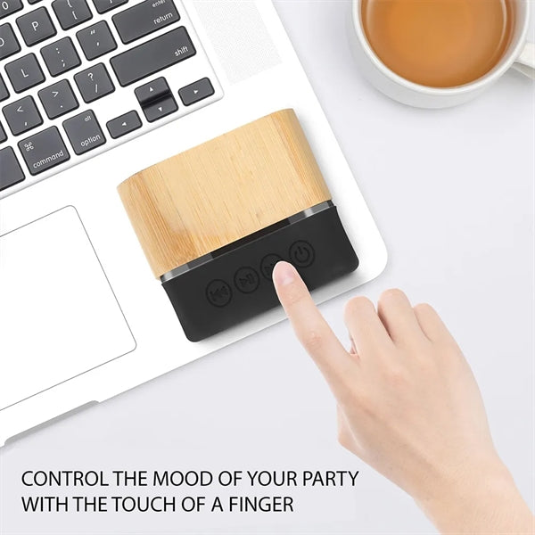 Bamboo Wireless Light-Up Speaker