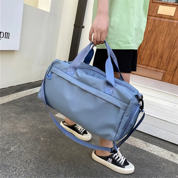 Water Proof Sport Gym Travel Bag With Shoe Compartment