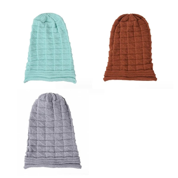 Women Winter Knitted Beanie Soft Warm Slouchy Ski Hat