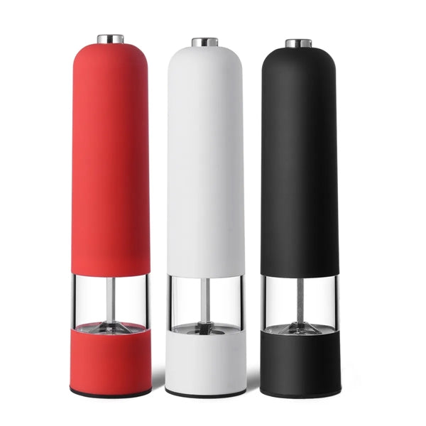Automatic Electric Plastic Ceramic Burr Salt Pepper Grinder