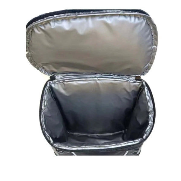 Multicolor 24-Can Backpack PEVA Lining Insulated Cooler Bag